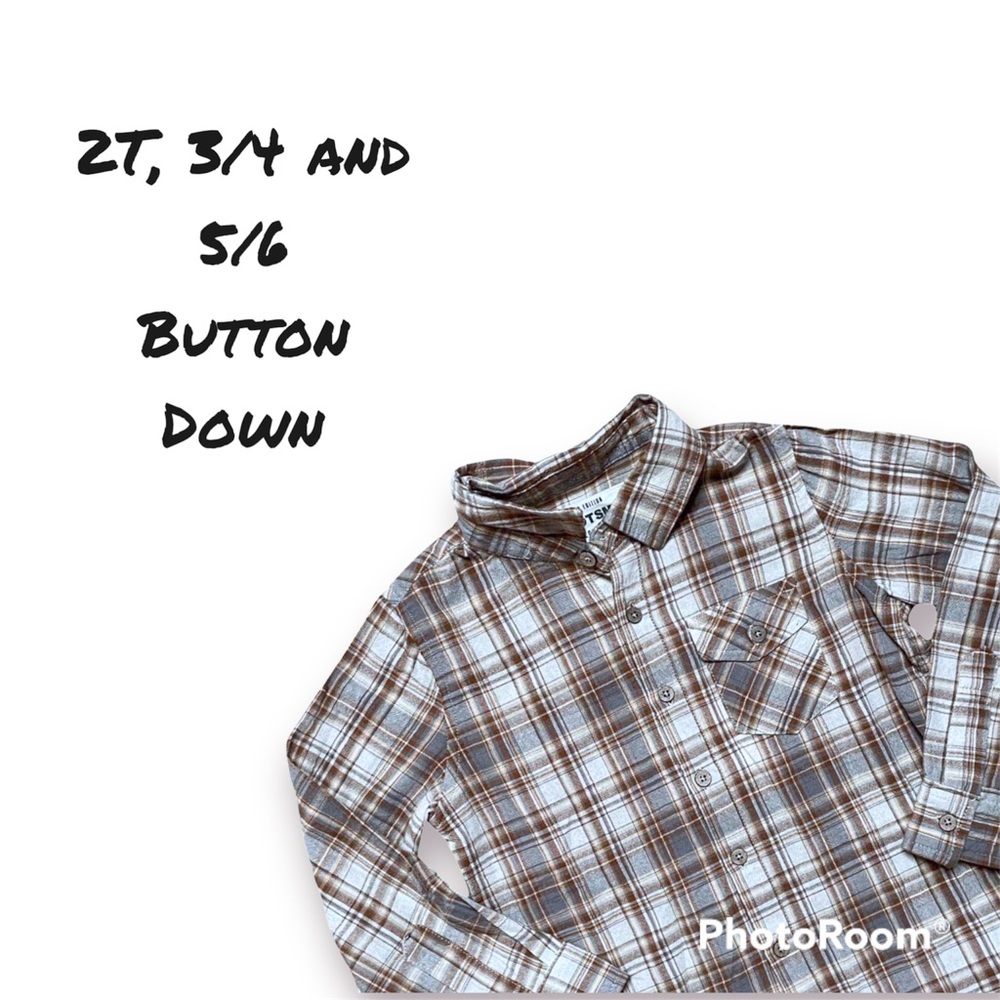 BNWT DotDotSmile Button Down Plaid Shirt 👔